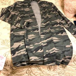 Camo Cardigan